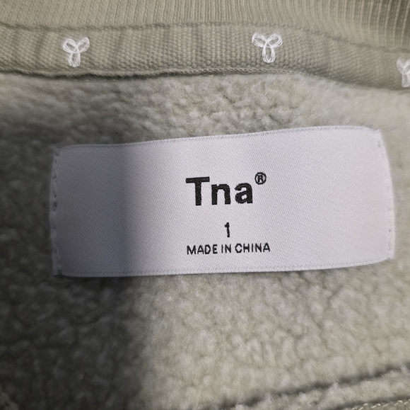 TNA Light Green Crewneck Sweater - Picture 3 of 3